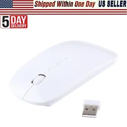 1 X Optical Wireless mouse. Type: Wireless Mouse. 1 X Mini USB Receiver. Slim design perfect match with Laptop....