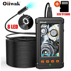 50FT Industrial Borescopes Features：. 【Slim Waterproof Sewer Drain Endoscope】Featured with 0. With the handheld...