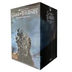 Game of Thrones Complete Series Seasons 1-8 (DVD 38-Disc )Collection Set &Sealed