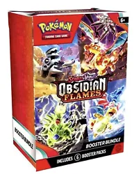 Pokemon TCG Obsidian Flames Booster Bundle SEALED 6 Packs PRESALE 8/11