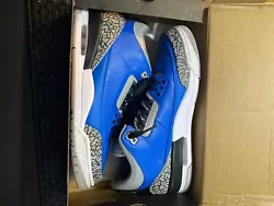 Size 8.5 - Jordan 3 Retro Varsity Royal 2020 Contact if interested [phone removed by eBay].