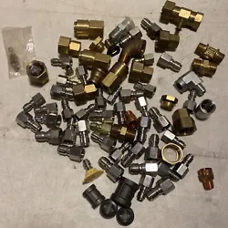 Pressure Washer Fitting Lot. Lot of new old stock pressure washer fittings. I do not have correlating sizes or part...