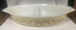 Bottom has noticeable scratches, very small scratches on the inside of the dish.