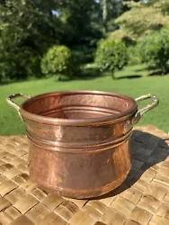 This beautiful copper pot/planter is a unique addition to your collection. The intricate design and craftsmanship of...