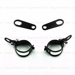 They mount onto the rear shock and front fork and Are good for8 to 10 mm Turn signals relocating. Quantity : 2 pairs...