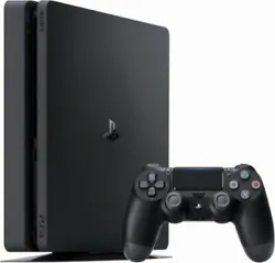 Sony PlayStation 4 Slim 1TB Console - Jet Black.