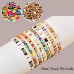 5x5x2mm 50pcs. Beads Style: Miyuki beads. Item Type: Beads. Material: glass. Due to the difference between different...