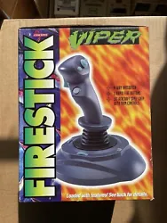 1996 Viper Firestick Joystick PC Concepts in Box Flight Stick Action Buttons New.