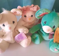 Lot of 3, as pictured. You will receive a gray mouse, a green mouse, and a pink bear?. (I think?). which has a shirt...