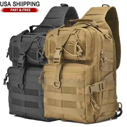 Comfortable breathable padding back area.The molle shoulder bag`s heavy duty handle is made to hold comfortably....