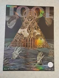 2022 Tool tour poster Chicago. NM condition with a couple of imperfections. Free shipping but sorry no international....