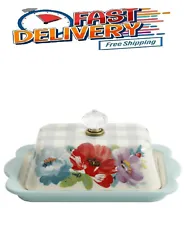 Perfect way to keep butter soft and spreadable in a stylish way. Includes a double-stick butter tray and coordinating...