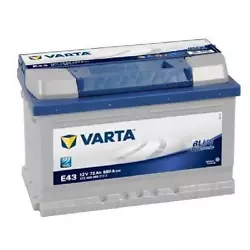 Batterie de démarrage VARTA BLUE DYNAMIC E43 12V 72AH 680A. Les point forts des batteries Varta Des expéditions...