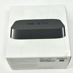 This Apple TV media streamer is a smart TV connection that offers 1080p maximum resolution and HDMI audio/video...