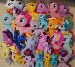 Cute My Little Pony plush toys. In nice condition however all have been played with and loved, so they are not in...