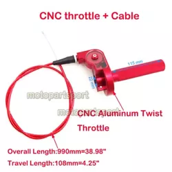 ● Quantity: 1Pc Throttle And 1Pc Cable. not from your country. ● Color: As shown in the picture. If you would...