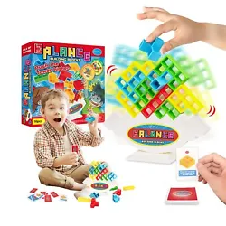 【Size 】The Montessori toys consist of 4 different colored, 16pcs blocks, and size arcs.The size of the stacker:...