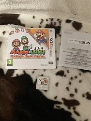 NINTENDO 3DS 2DS - Boîte + Jeu Mario & Luigi Paper Jam Bros FRA.