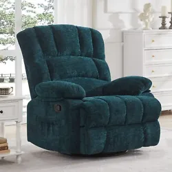 Dreamsir Oversize Recliner chair. Open the footrest through the pull handle on the right side of the chair, use the...