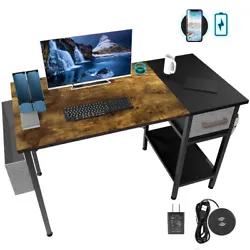 Work desk also with side hook and speakers stand racks for your convenience. Place make sure your phone on the center...
