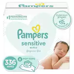 For healthy skin, use Pampers Sensitive wipes together with Pampers Swaddlers diapers. Clinically proven for sensitive...