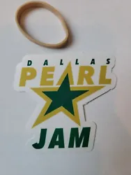 Pearl Jam TEXAS sticker Austin Dallas FTW. Pearl Jam TEXAS Longhorns UT sticker Austin. Pearl jam vedder. austin dallas...
