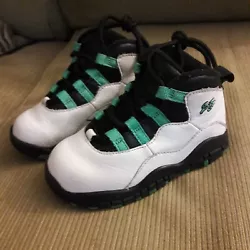 Jordan Retro 10 Tiffany Teal Sneakers. Kids sz 7c in good Used Condition. Pre-owned Shipped with USPS Priority Mail....