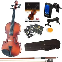 The set includes all the necessities to start learning how to play. NOTE: Tuning pegs must be handled with care and...