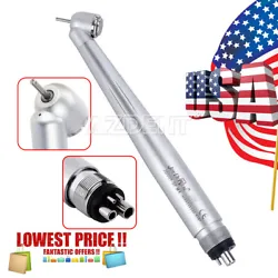 45 degree surgical handpiece, standard head,push button 4 Holes. The design also prevents air flow into the work site:...