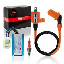 High Performance Racing Ignition Coil for Gy6 50 125cc 150cc Scooter ATVs Go Karts. 1PZ IC6-X03 Ignition Coil 6 Pin CDI...