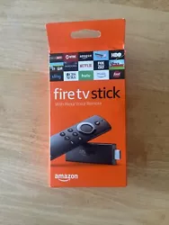 Amazon B00ZV9RDKK Fire TV Stick with Alexa Voice Remote - Black.