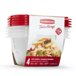 The Rubbermaid Take Alongs Food Storage Container is the ideal solution for portable food storage. These containers can...