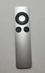 Apple TV Remote Control A1294 OEM Genuine 2nd 3rd Generation.  Slight damage on the back battery panel from changing...