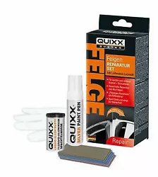 Le kit de reparation pour jantes QUIXX constitue la solution ideale pour l elimination des rayures et la reparation des...