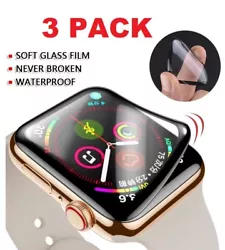 For Apple Watch Screen Protector Series 5 4 3 2 1 - 44mm/42mm/40mm/38mm ALL Sizes. Natural Viewing: 99% high...