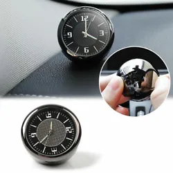 Small and classy, well-looking mini car interior quartz clock.