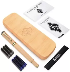 ✒️ LUXURY CREST COLLECTION HANDCRAFTED TO PERFECTION - Wordsworth and Blacks Crest Collection bamboo fountain pens...