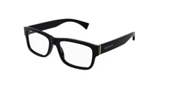 Model Gucci GG1141O 001. Front Color Shiny Black. Temple Color Shiny Black.