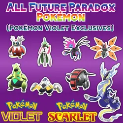 Looking for Pokémon Scarlet exclusive paradox?. How to trade in Pokémon Scarlet & Violet These Pokémon are 100% safe...
