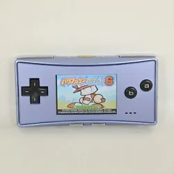 Game Boy MICRO Console BLEU OXY-001 Nintendo 10069111 gba JEUX VIDÉO RÉTRO JAPONAIS CLIQUEZ-LE !! CONDITION Comme...
