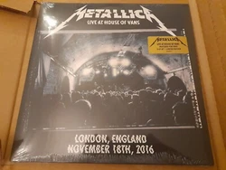 Metallica Vinyle triple neuf live house of vans scellé blister .zéro défaut,nickel jamais ouvert (cause double...