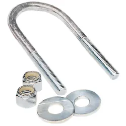 Tiedown 86226 Hot Dipped Galvanized U-Bolts. Includes flat washers, lock washers and nylon nuts. Boat Motor Flusher....