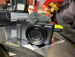Sony ZV-1 Digital Compact Vlogging Camera- Black. Used but like new condition. Purchased last year for a trip overseas,...