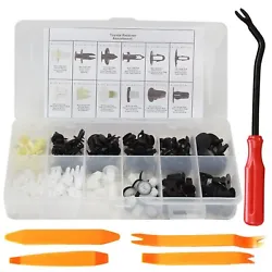 Package Includes   146X Clips 1X Plastic storage Box 1X Screwdriver tool4X Remover Tool As the picture shown   Product...