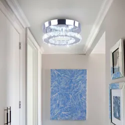 Modern Crystal LED Chandelier Round Ceiling Light Pendant Lamp Lighting Fixture for bedroom,living...