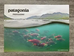 Patagonia Stores Authentic 5”x7” Postcard! Front of postcard includes image and back contains information about...
