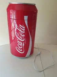 Mini Countertop Coke Soda Can Retro Gift Fridge. Compact Coca-Cola Can Refrigerator. So has open space area rather than...