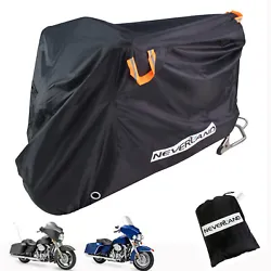 Size: XXXL. Safety Lock Holes:Perfect for motorcycle outdoor storage, this cover has 2 lock holesin front that allow...
