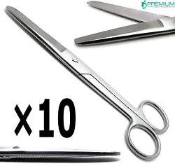 Surgical scissors designed for cutting delicate tissue and blunt dissection. They are constructed of stainless steel....