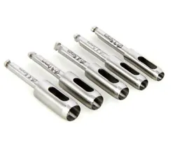 5 Pcs Set of Dental Implant Tissue Punch for an Implant Surgery. High Quality Polished Stainless Steel, fits latch type...
